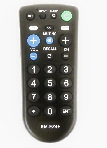 Nettch Sony Rm Ez4 2 Device Universal Remote With Big Buttons